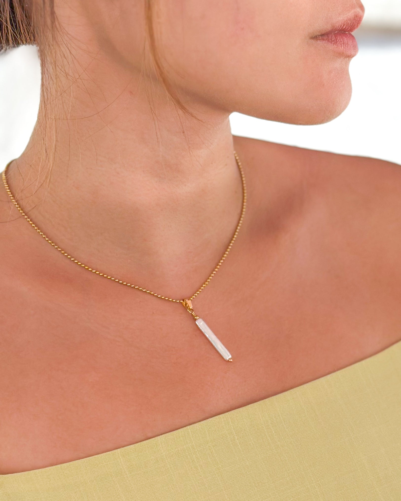 Elly Baroque Pearl Necklace
