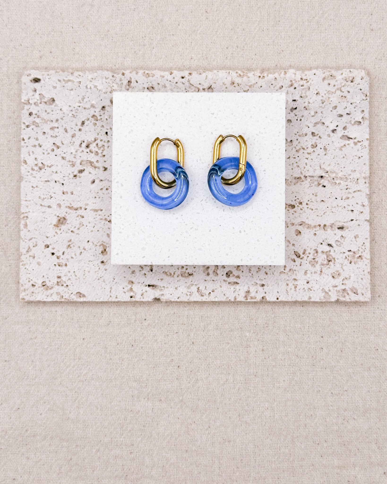 AIKO BLUE EARRINGS