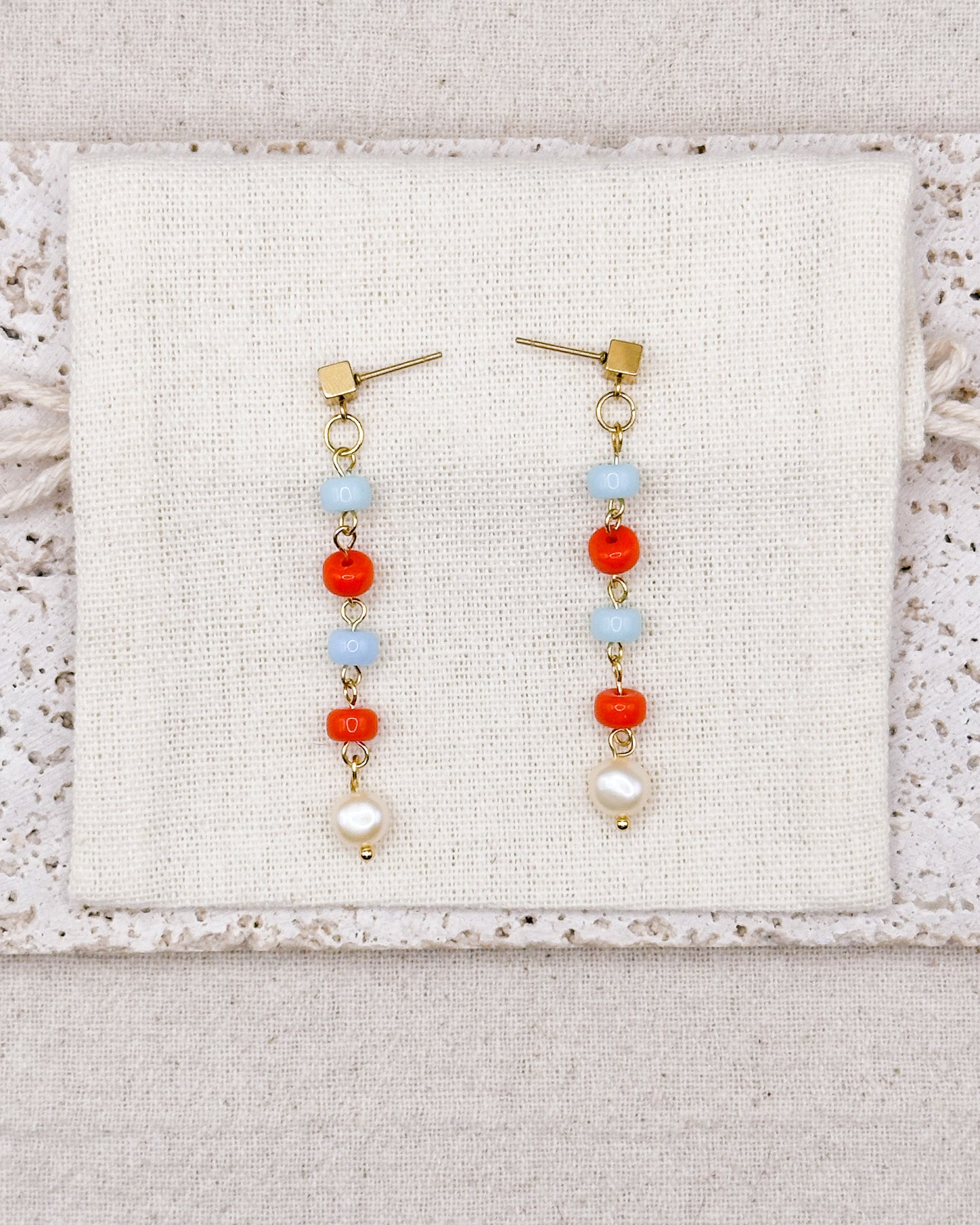 HIKO duo orange & blue Earrings