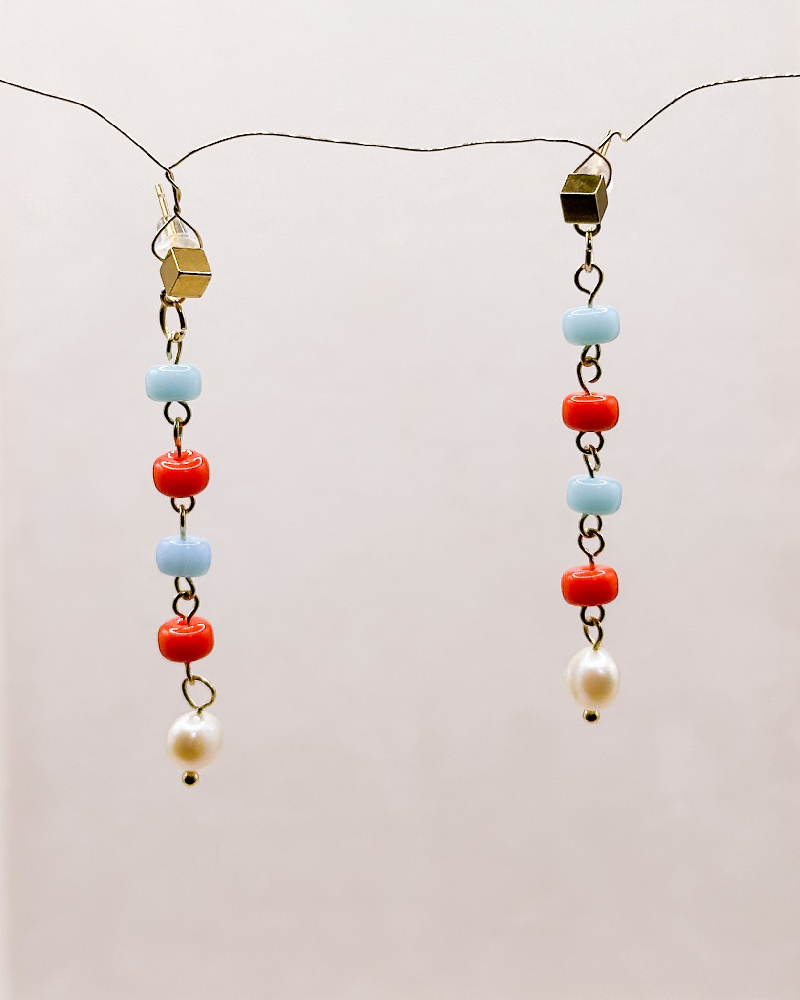 HIKO duo orange & blue Earrings