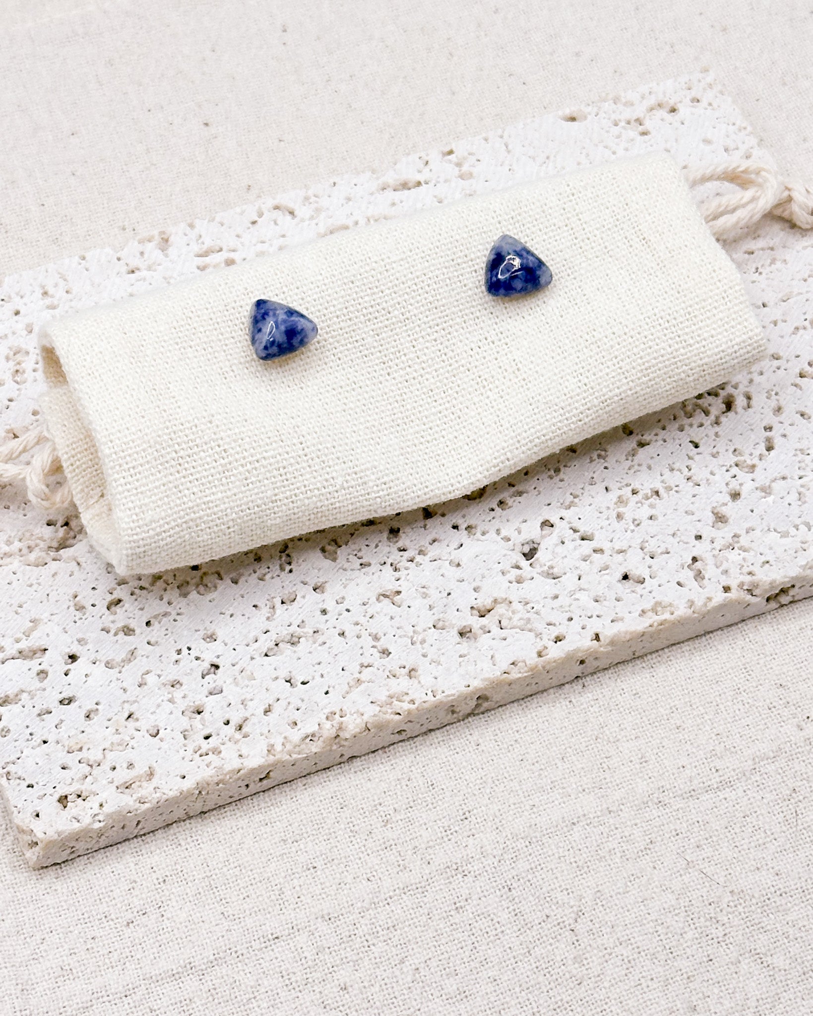 ARIA Blue Earrings Studs