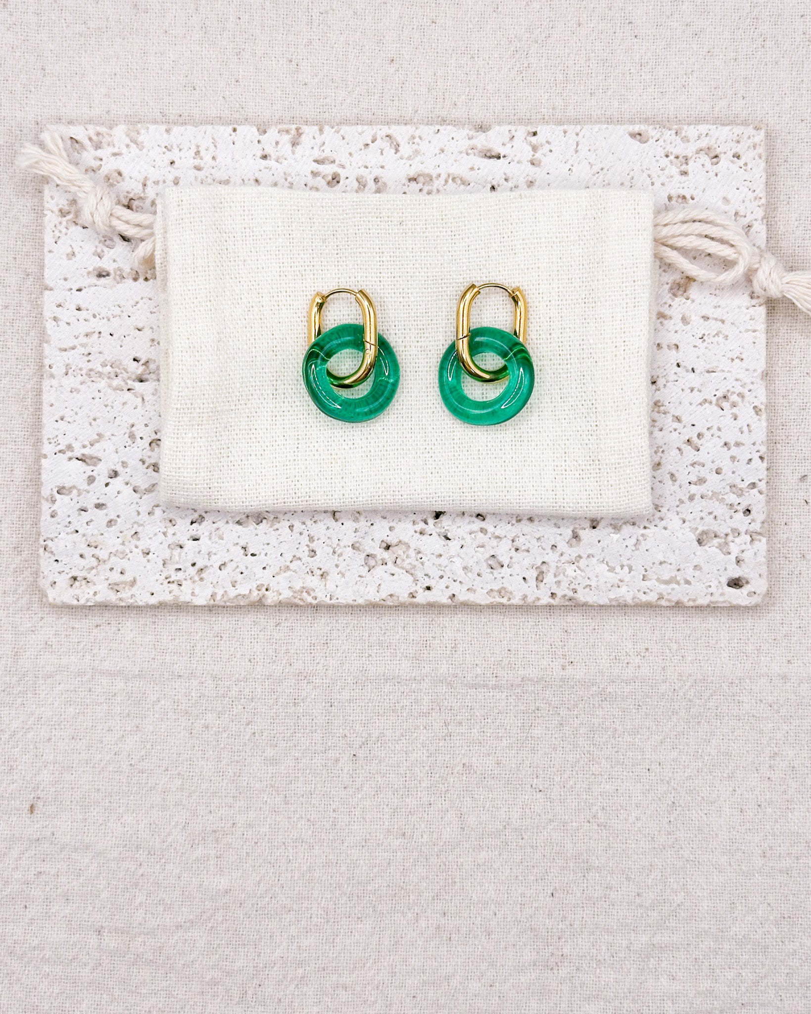 AIKO Green EARRINGS