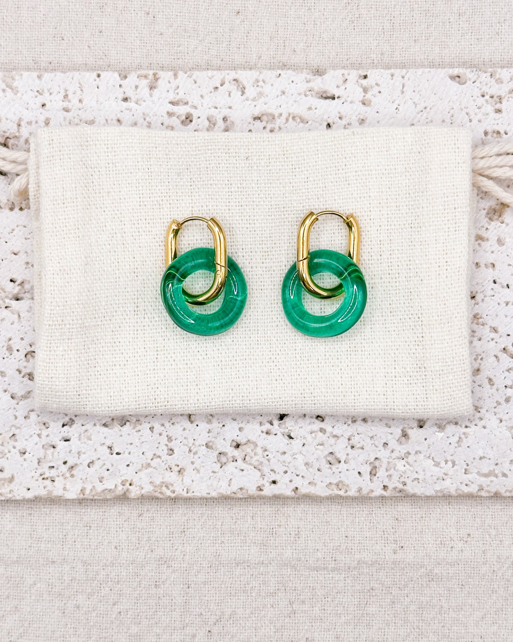 AIKO Green EARRINGS