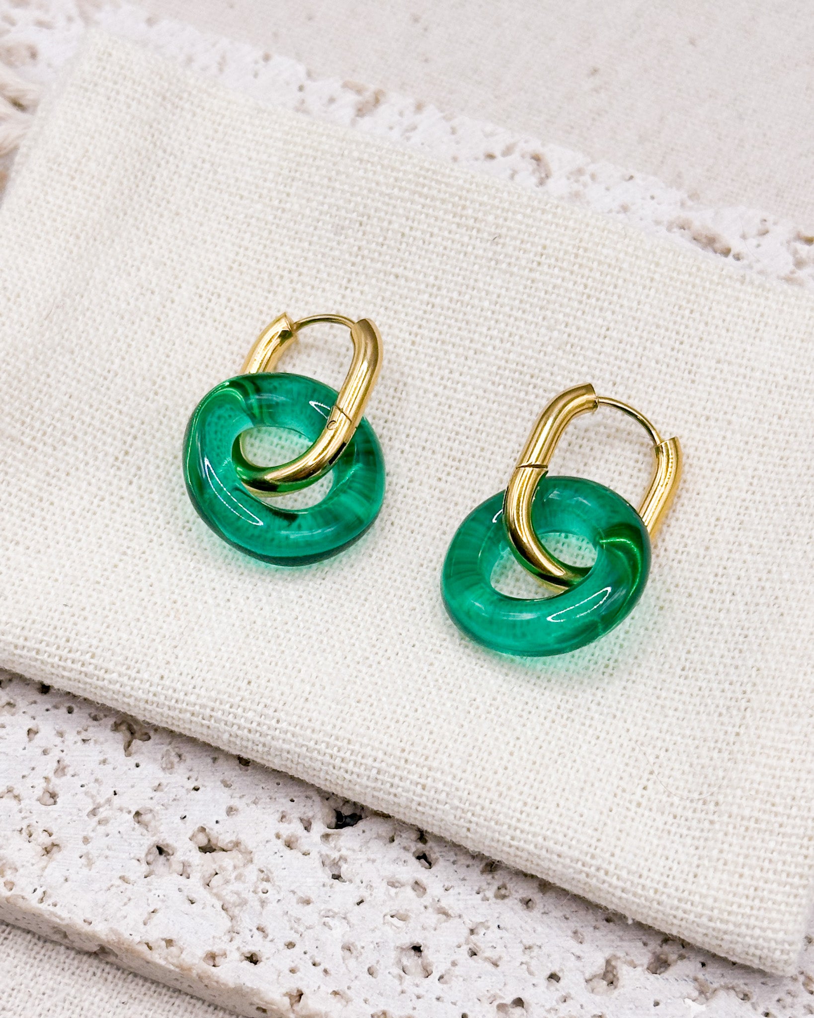 AIKO Green EARRINGS