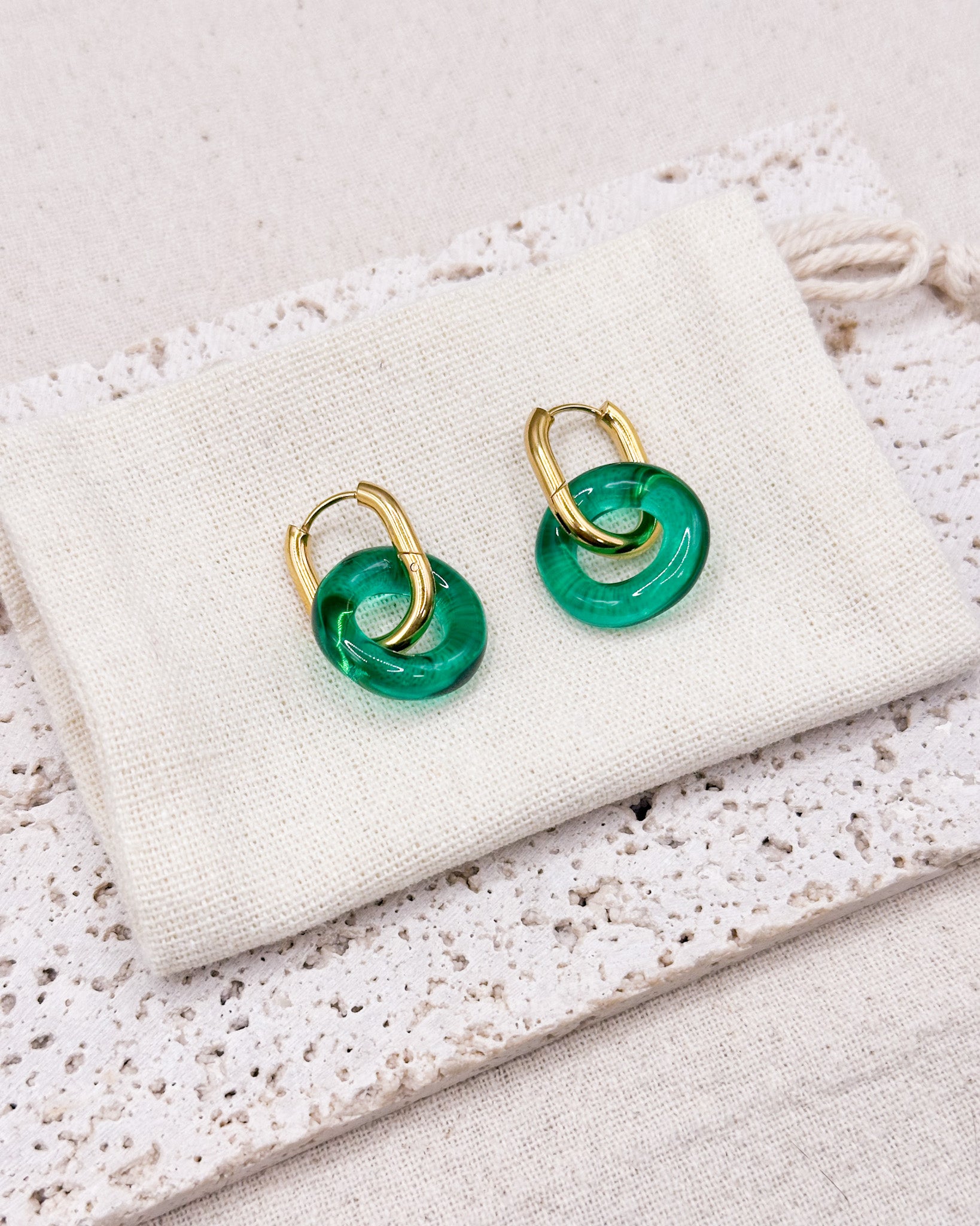 AIKO Green EARRINGS