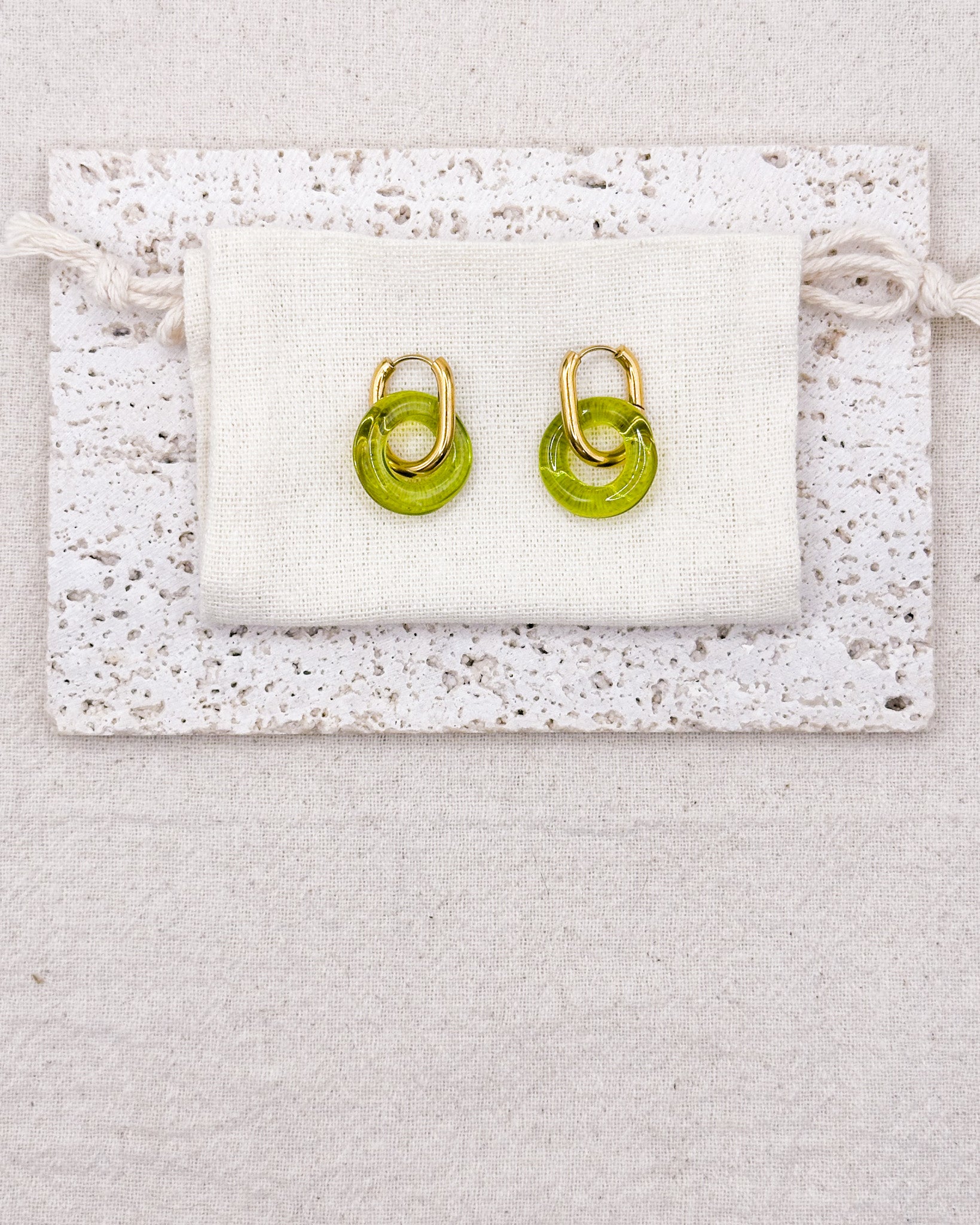 AIKO Vintage Green EARRINGS