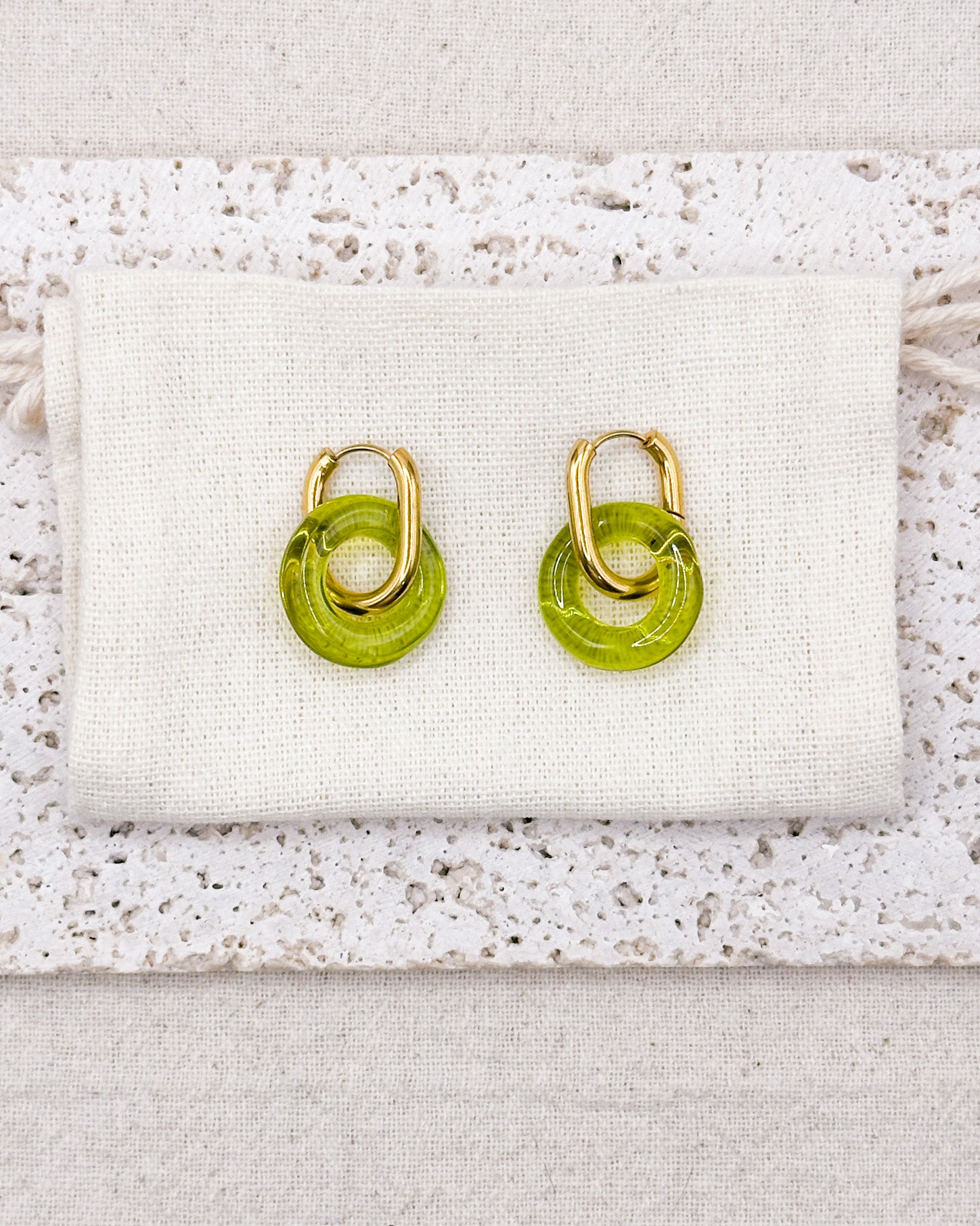 AIKO Vintage Green EARRINGS
