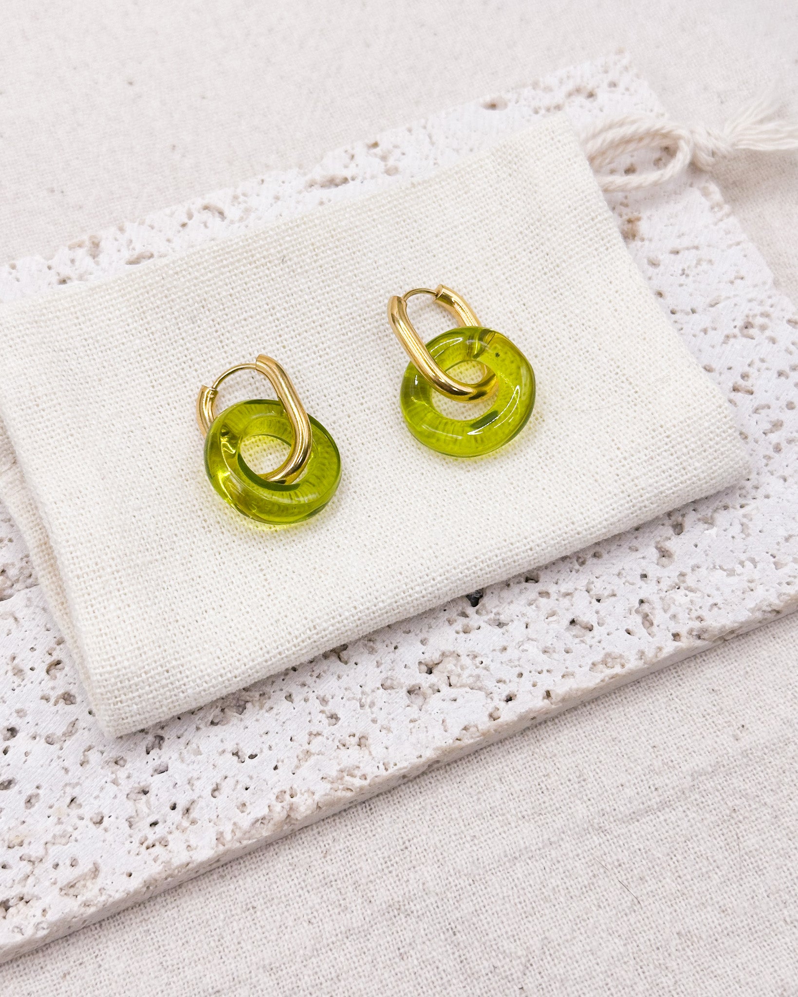 AIKO Vintage Green EARRINGS
