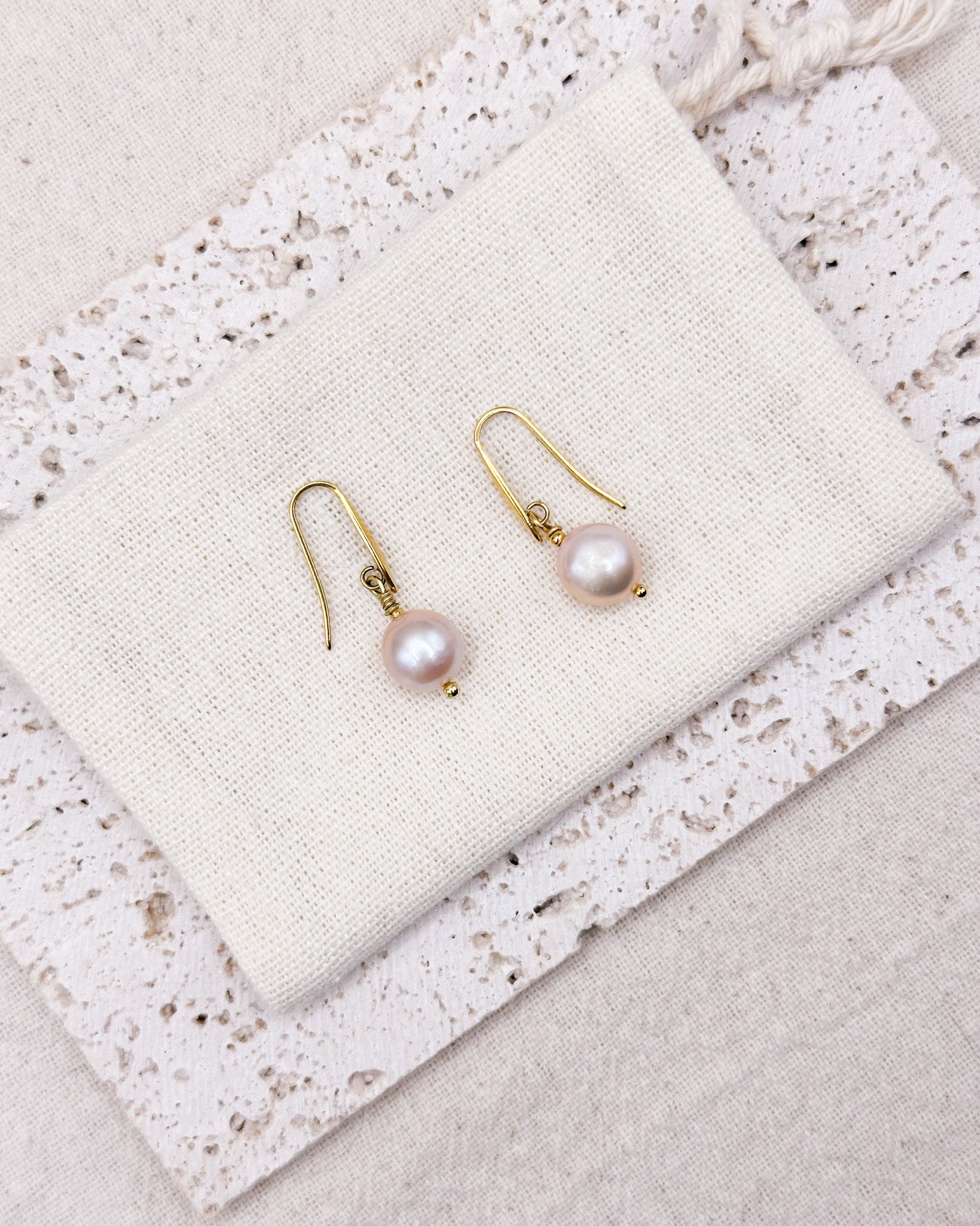 Lustre Pearl Earrings