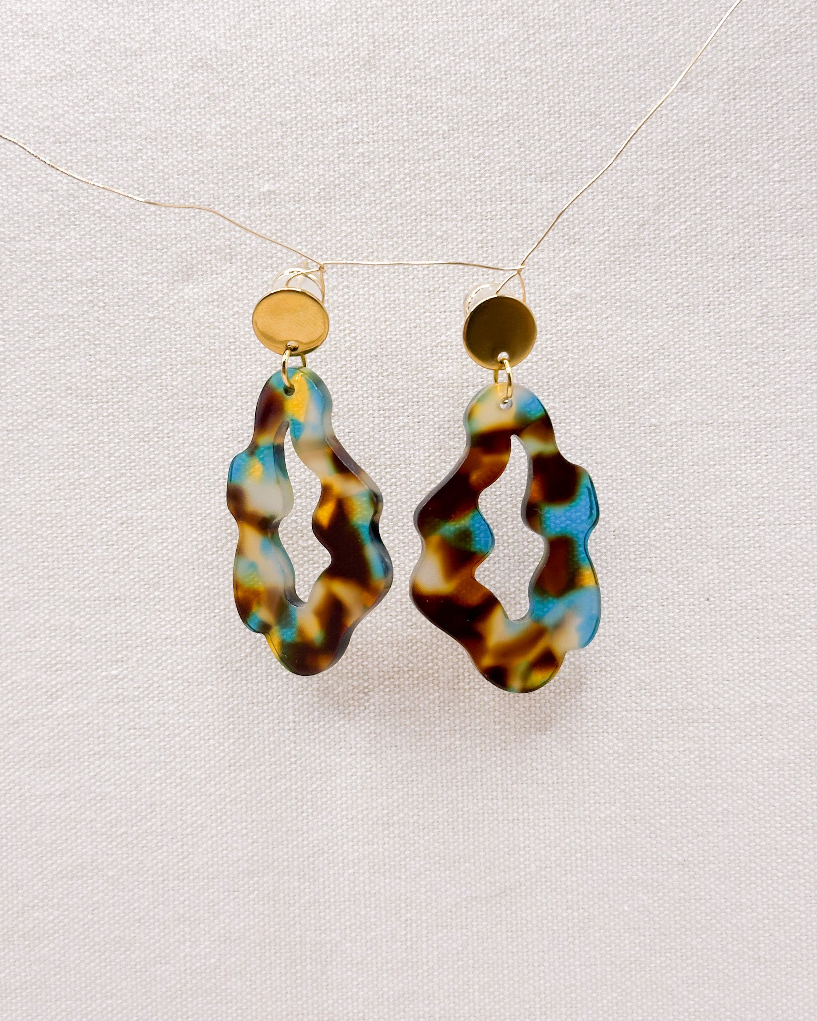 Mosaic Earrings Studs
