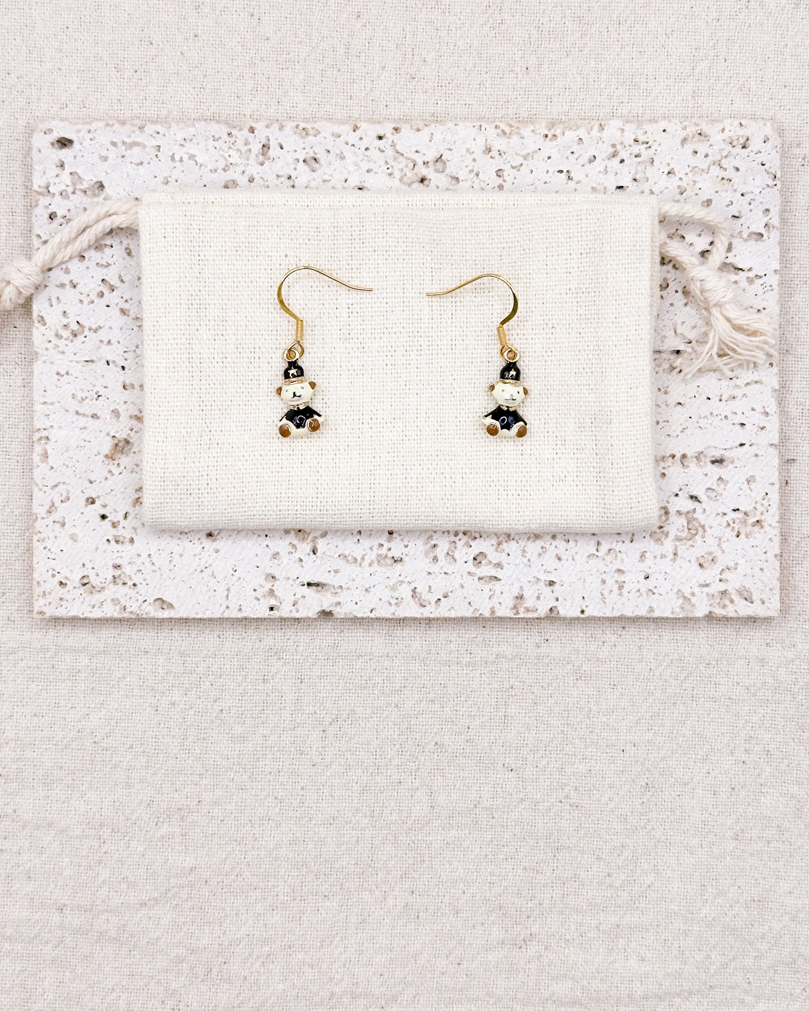 Beary Gold Earrings