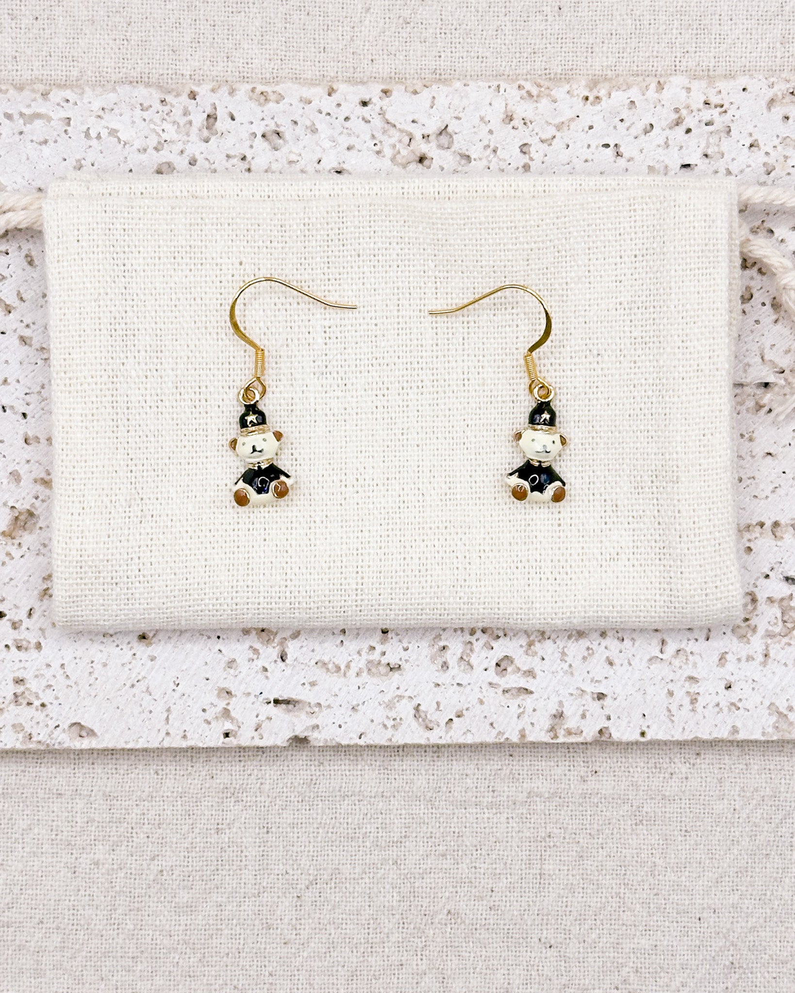 Beary Gold Earrings