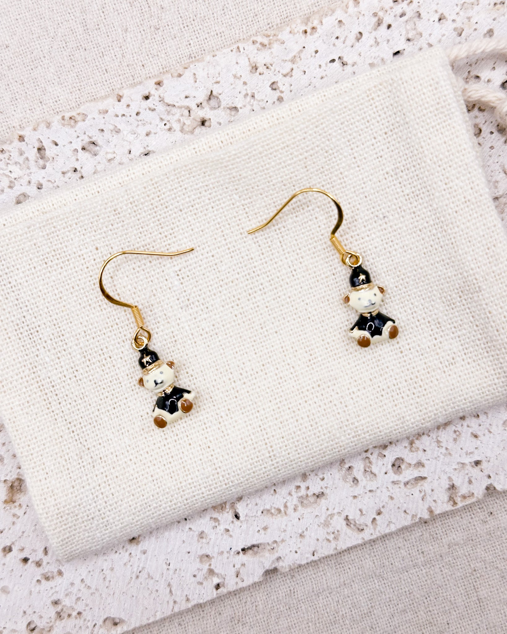 Beary Gold Earrings