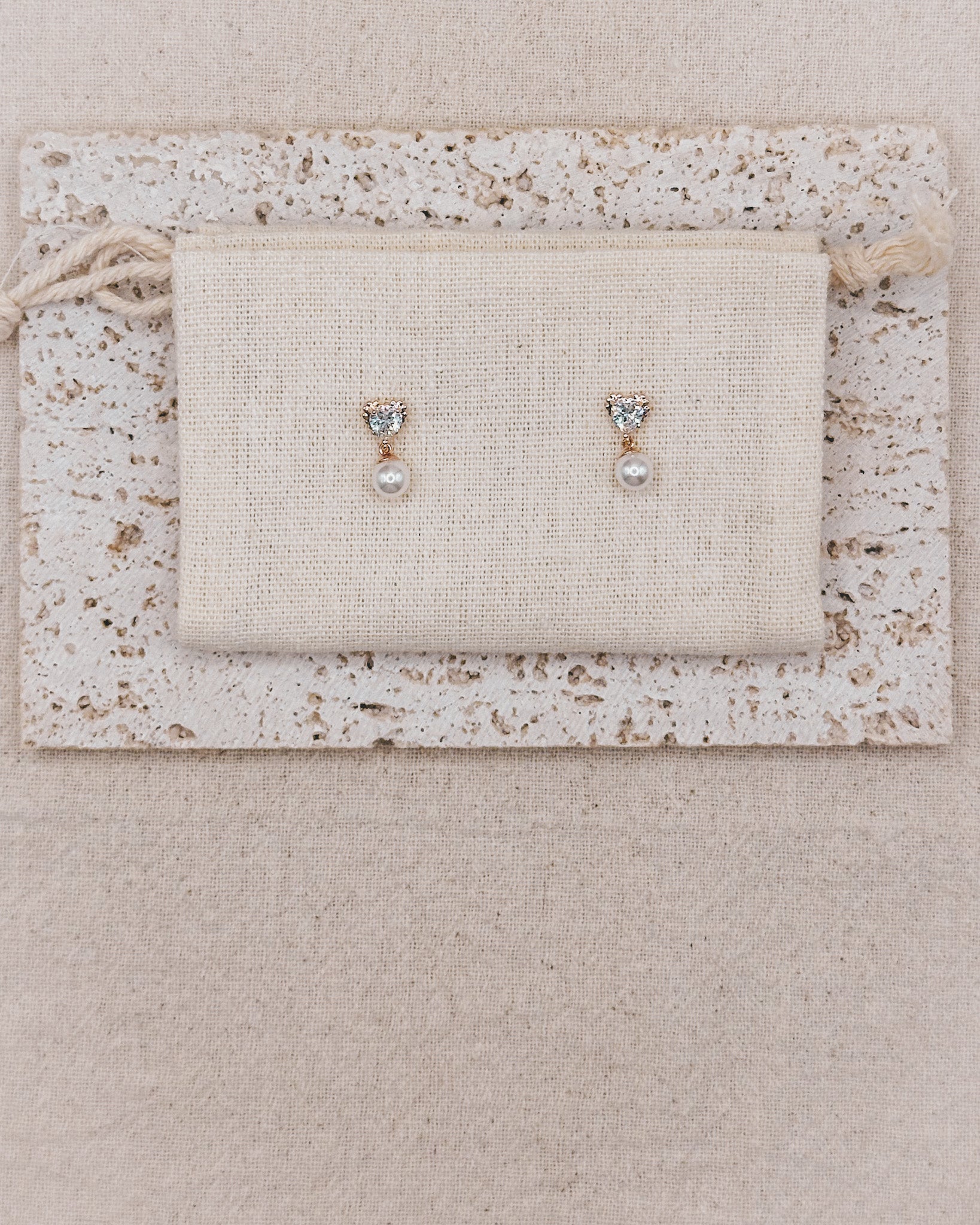 Love dust Rose Gold Earrings Studs