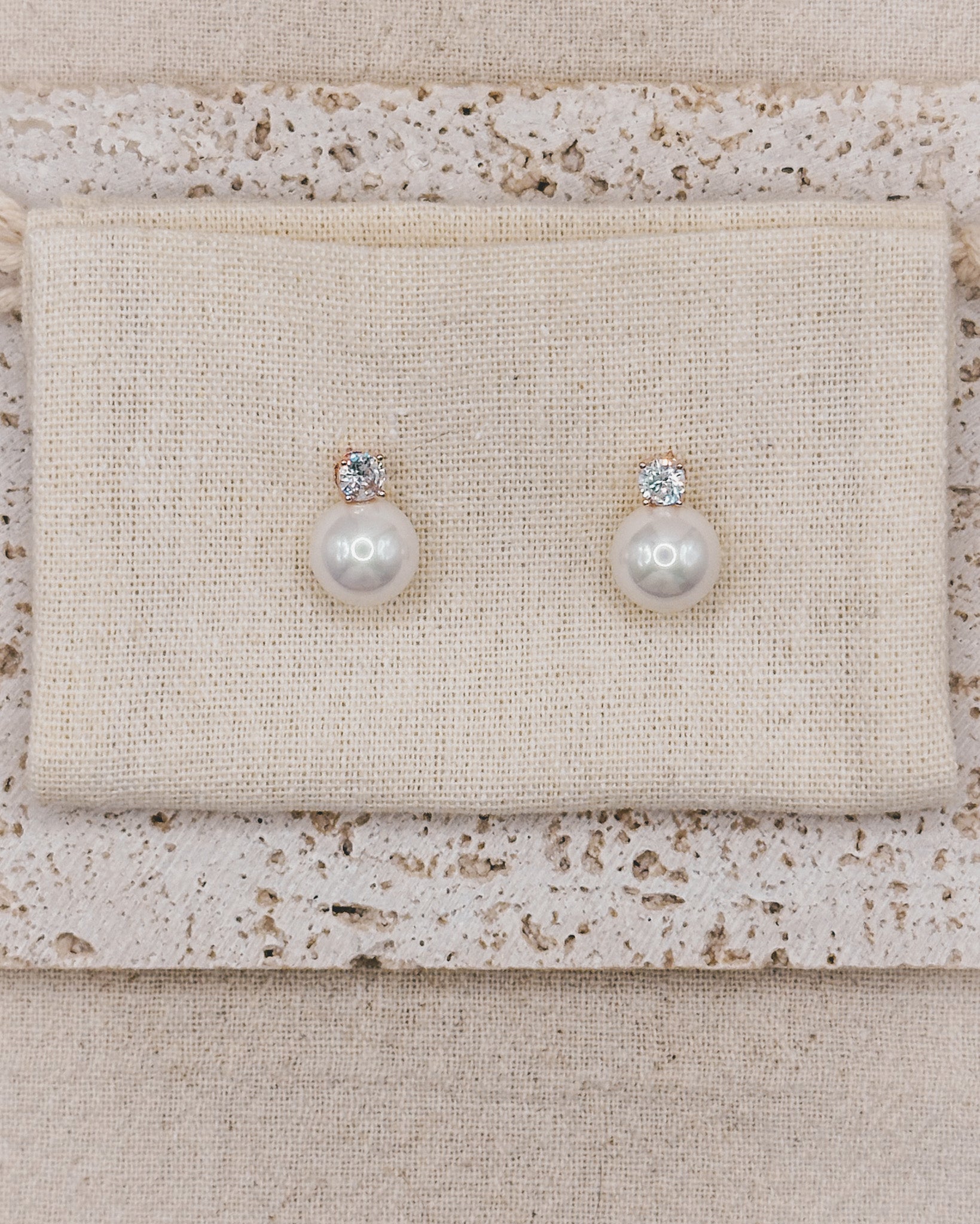 Elly Rose Gold Earrings Studs