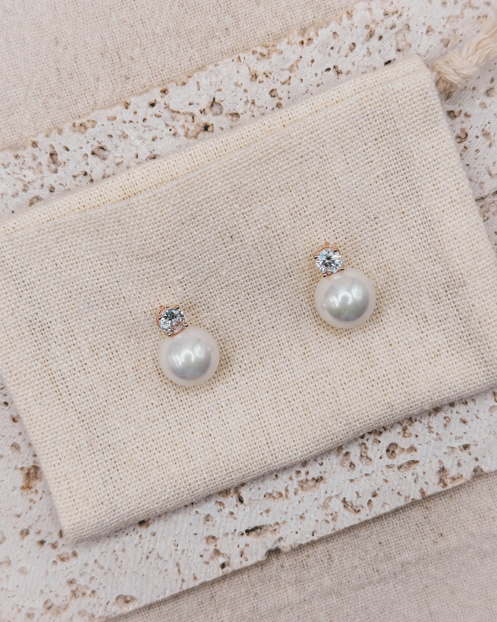 Elly Rose Gold Earrings Studs