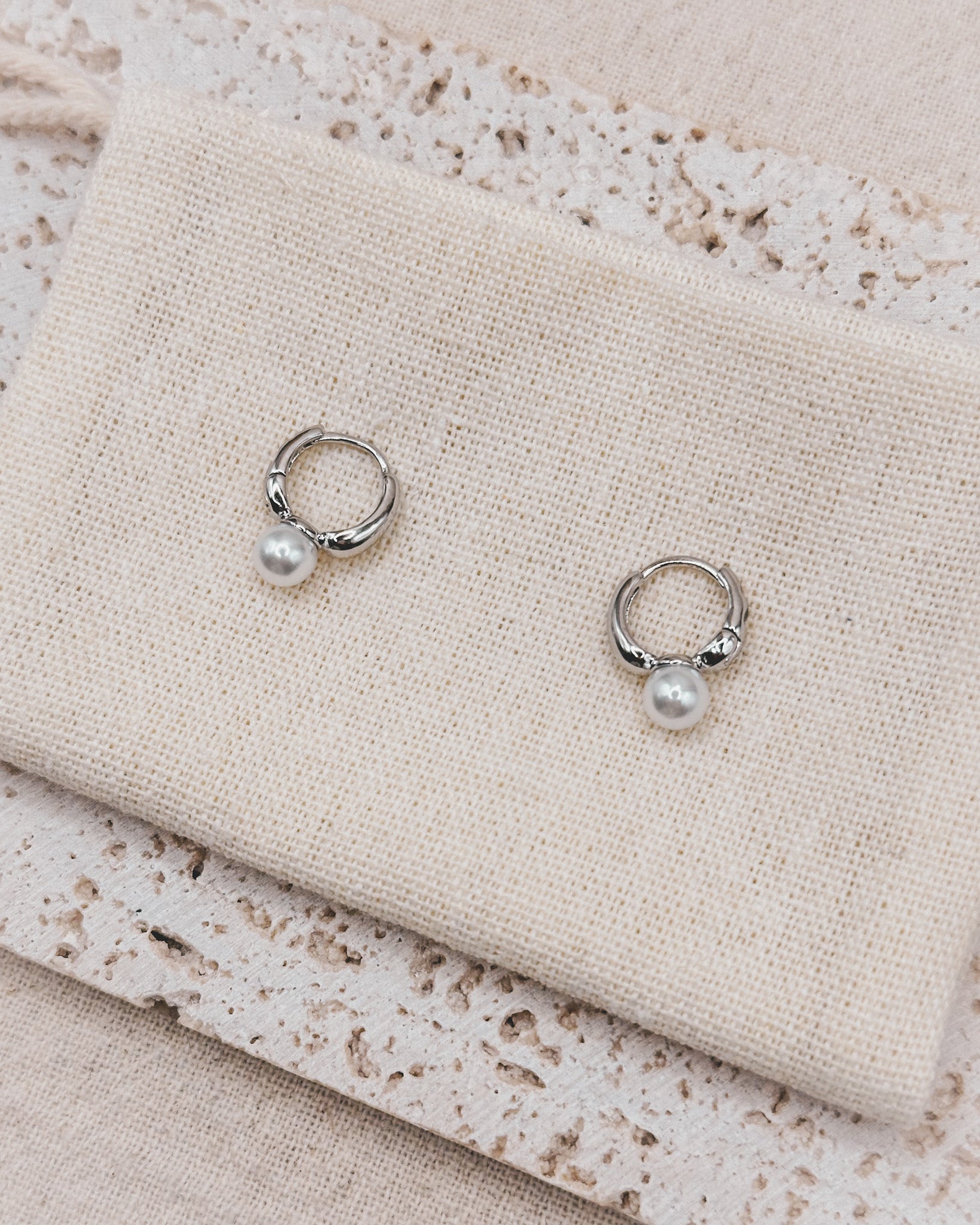 Aura Huggies Earrings