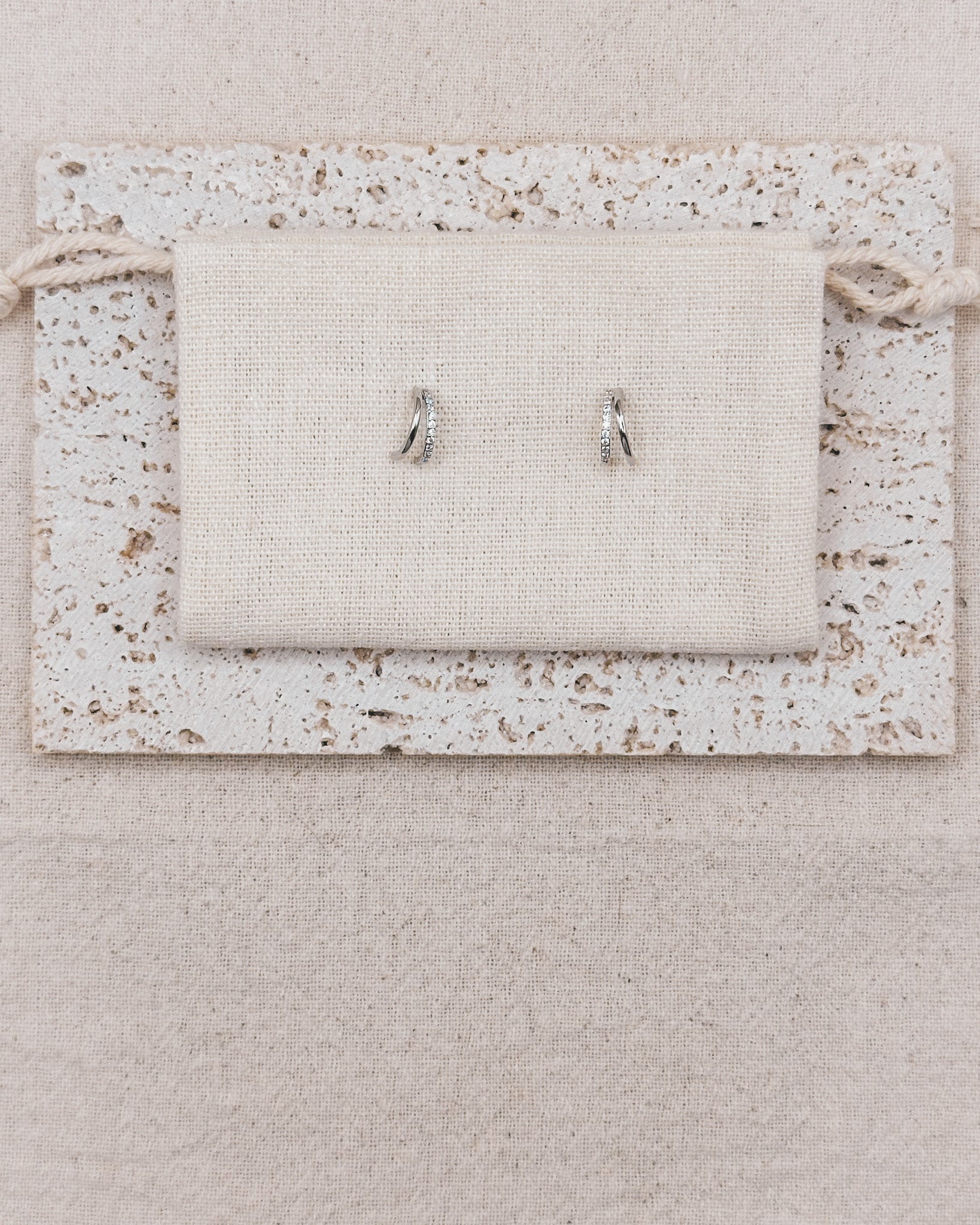 Nova Silver Earrings Studs