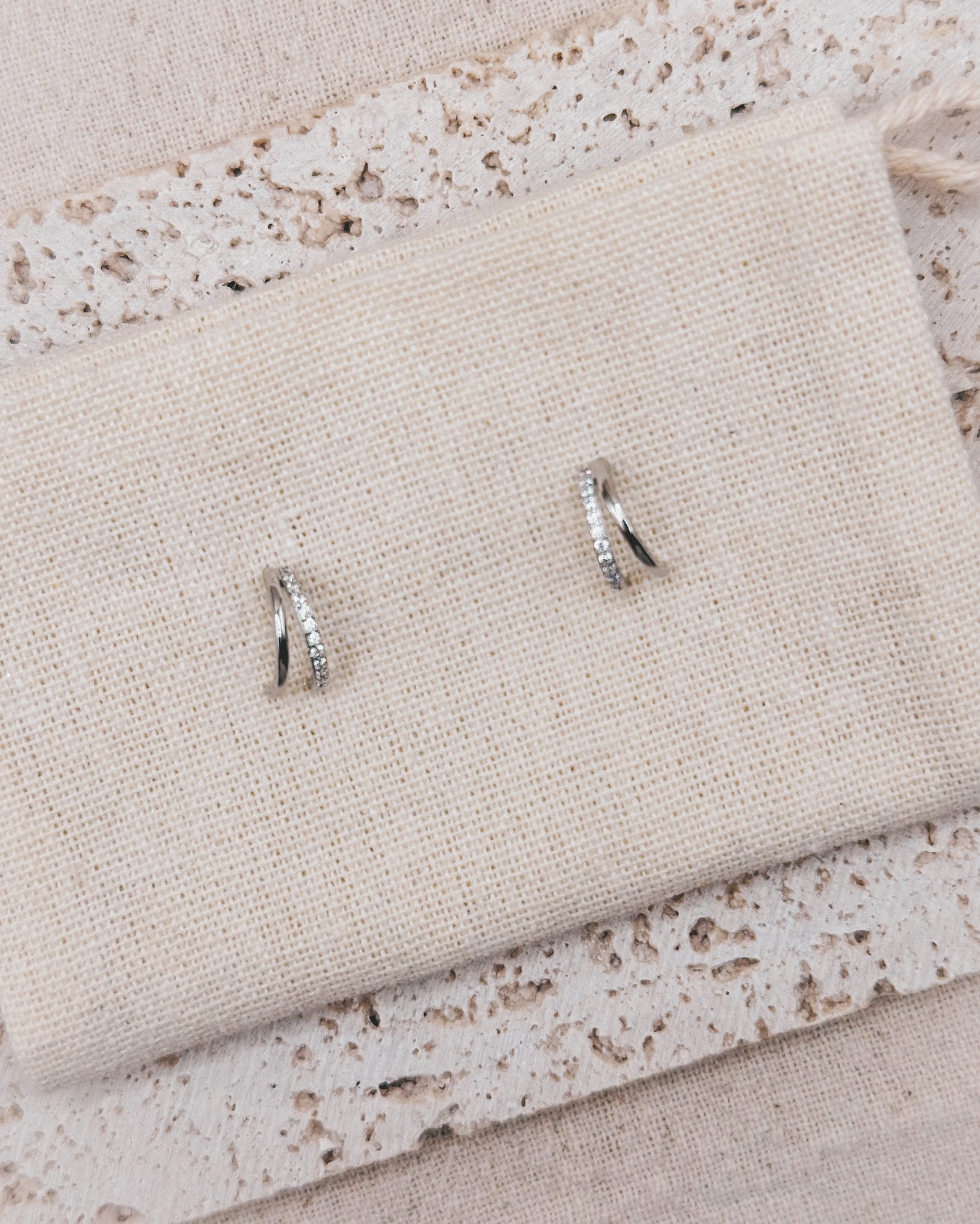 Nova Silver Earrings Studs