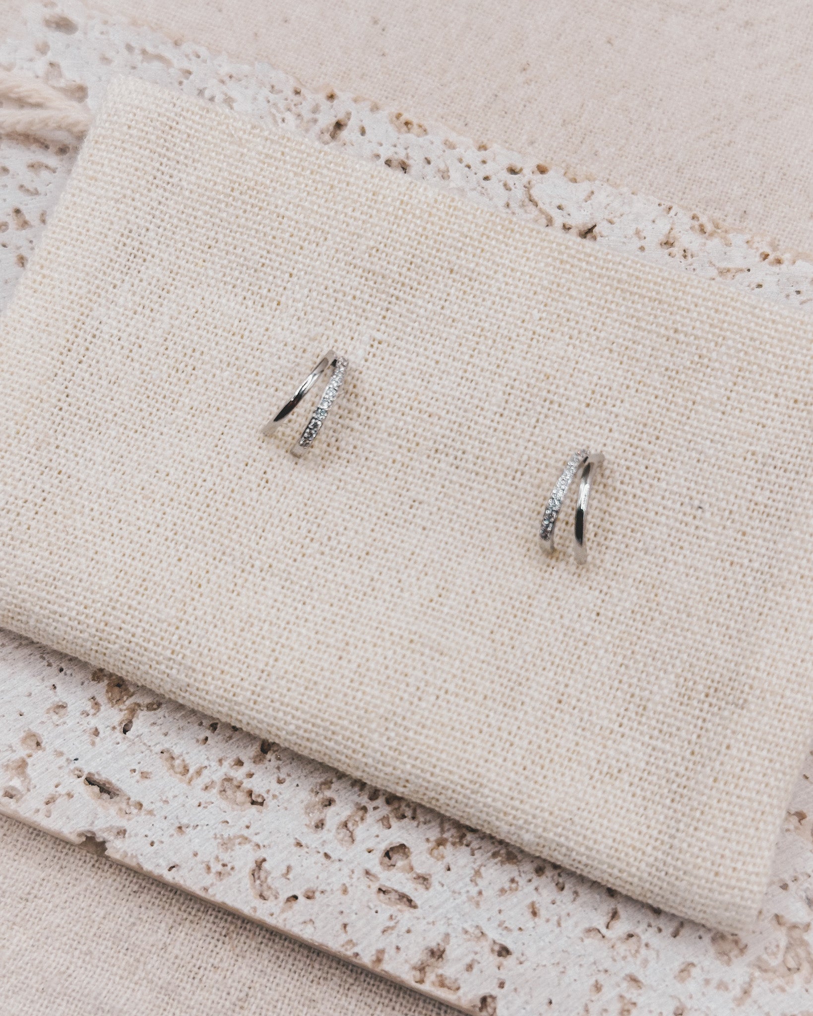 Nova Silver Earrings Studs